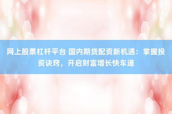 网上股票杠杆平台 国内期货配资新机遇：掌握投资诀窍，开启财富增长快车道