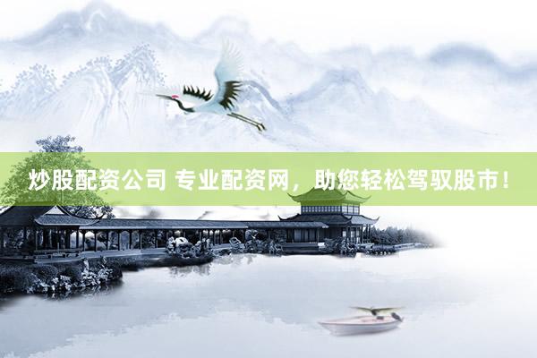 炒股配资公司 专业配资网，助您轻松驾驭股市！