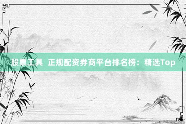 股票工具  正规配资券商平台排名榜：精选Top