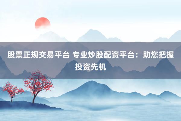 股票正规交易平台 专业炒股配资平台：助您把握投资先机
